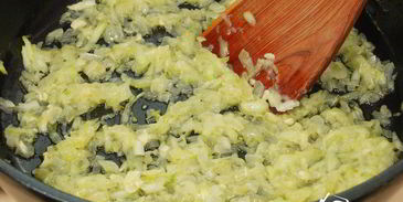 омлет с молодыми кабачками нежность