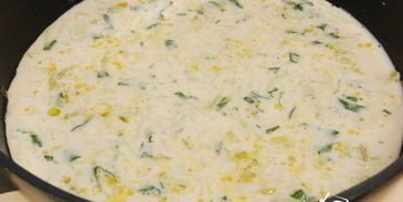 омлет с молодыми кабачками нежность