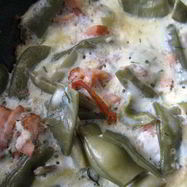 Рецепт Омлета с овощами и рыбой