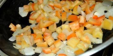 омлет с овощами