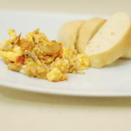 Рецепт Омлета с шампиньонами и помидорами