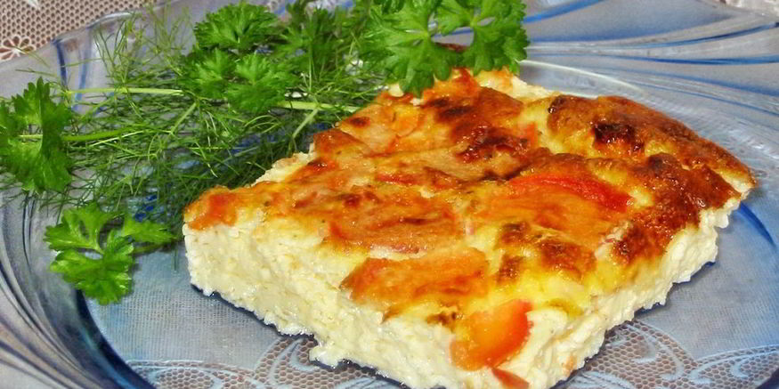 Рецепт омлета с сыром