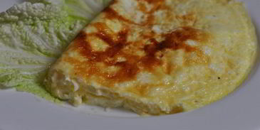 омлет с сыром