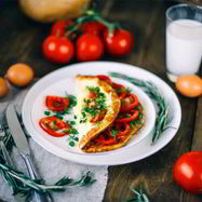 Рецепт Омлета с томатами