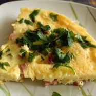 Рецепт Омлета с ветчиной