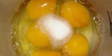 омлет с ветчиной