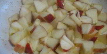 омлет с яблоками