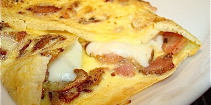 Рецепт омлета со сливками