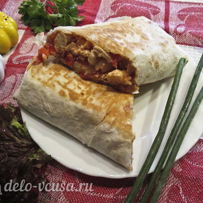 Омлет в лаваше