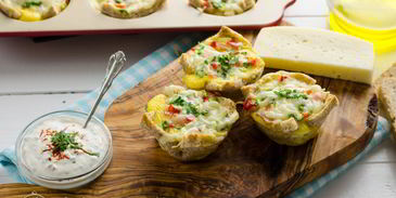 омлет запеченный в тосте