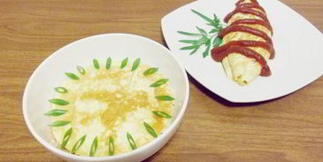 омурайсу , японский омлет с начинкой