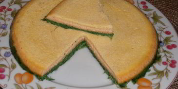 трехцветный запеченный омлет