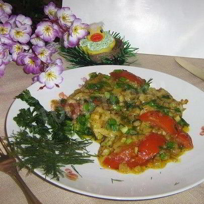 Вегетарианский омлет без яиц