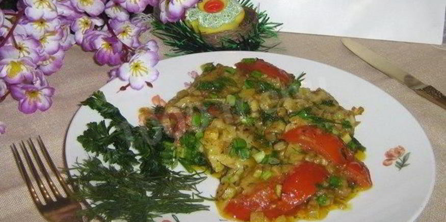 Рецепт вегетарианского омлета без яиц