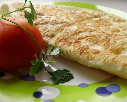 Яичный омлет в лаваше