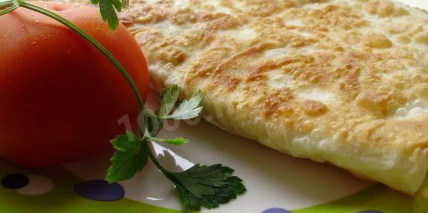 Рецепт яичного омлета в лаваше