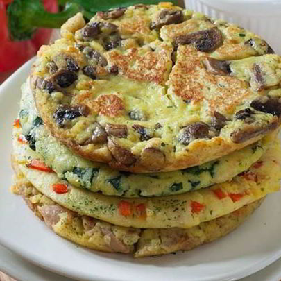 Закусочные картофельные омлеты