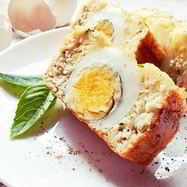 Рецепт Запеченного омлета с куриным филе