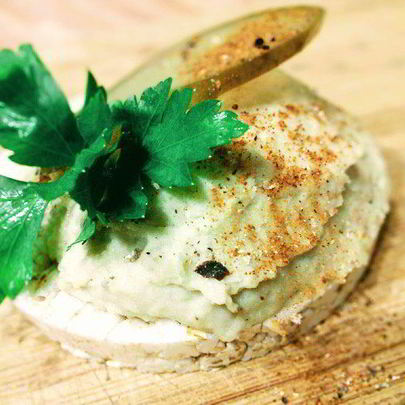 Фасолевый паштет с грибами