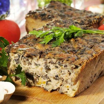 Грибной паштет в духовке