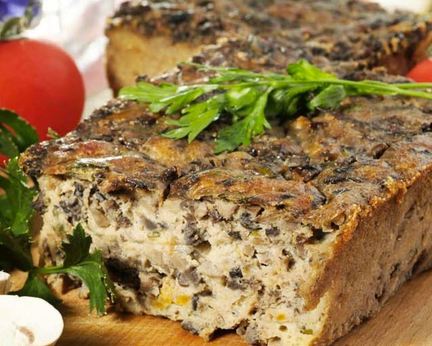 Грибной паштет в духовке