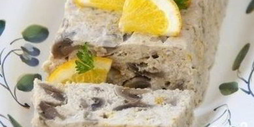Рецепт куриного паштета с грибами