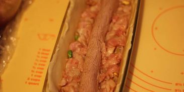 мясной пирог паштет в коре