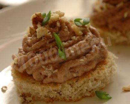 Паштет из фасоли и чечевицы