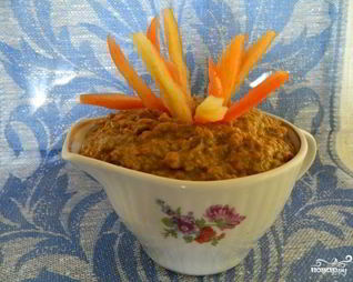 Паштет из говяжей печени с морковью и луком