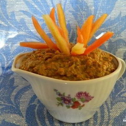 Паштет из говяжей печени с морковью и луком