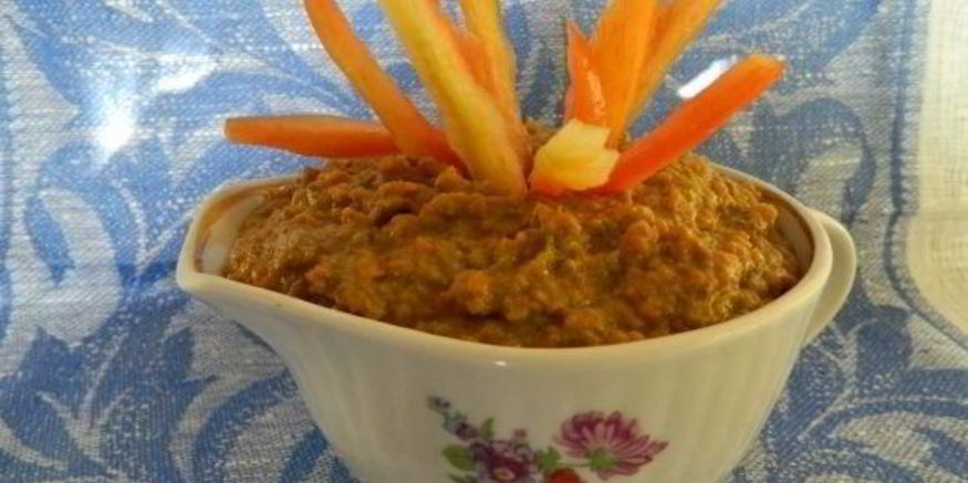 Рецепт паштета из говяжей печени с морковью и луком