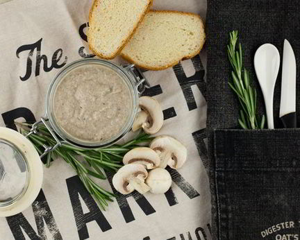 Паштет из грибов с рикоттой