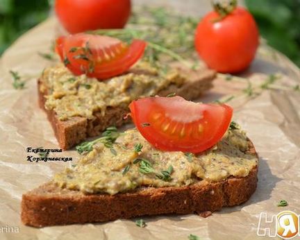 Паштет из кабачков с грибами