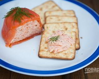 Паштет из копченой форели