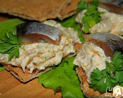 Паштет из копченой скумбрии