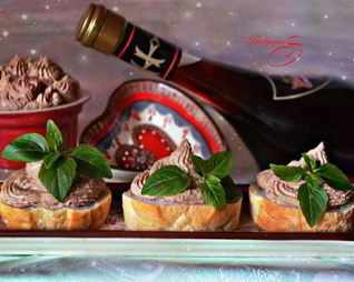 Паштет из куриной печени и маскарпоне