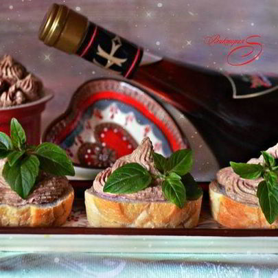 Паштет из куриной печени и маскарпоне