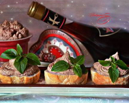 Паштет из куриной печени и маскарпоне