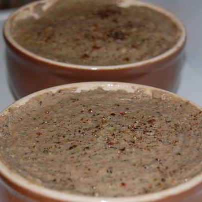 Паштет из куриной печени с грибами