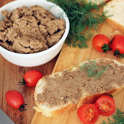 Паштет из куриной печени с морковью