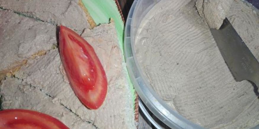 Рецепт паштета из куриной печени с яблоком