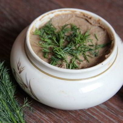 Паштет из печени кролика