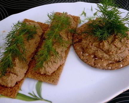 Паштет из свиной печени