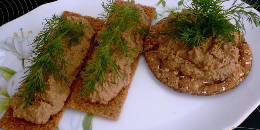 Рецепт паштета из свиной печени