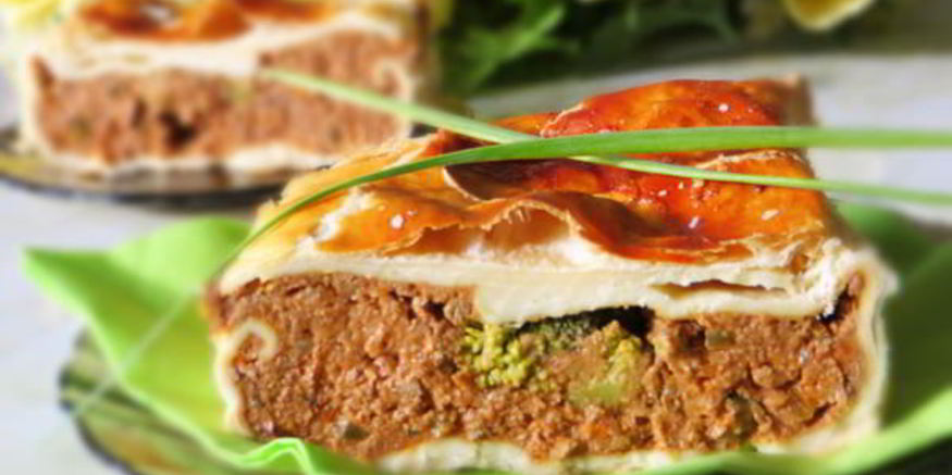 Рецепт печеночного паштета запеченного в тесте