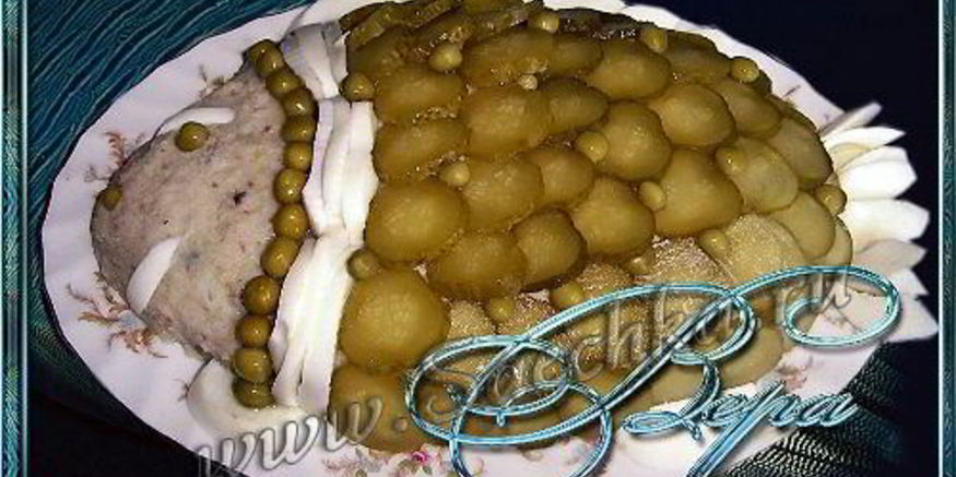 Рецепт селедочного паштета в виде рыбы