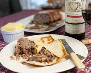 Запеченный паштет из куриной печени