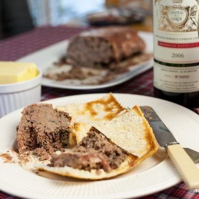 Запеченный паштет из куриной печени