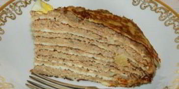 блинный торт с печенью