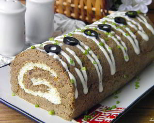 Печеночный рулет